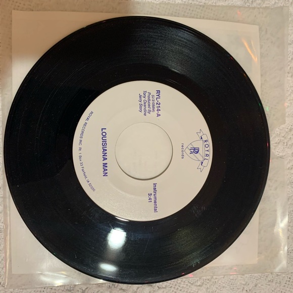Royal Records RYL 214 “ Louisiana Man” Rare Square Dance 45 rpm vinyl record - Picture 3 of 4
